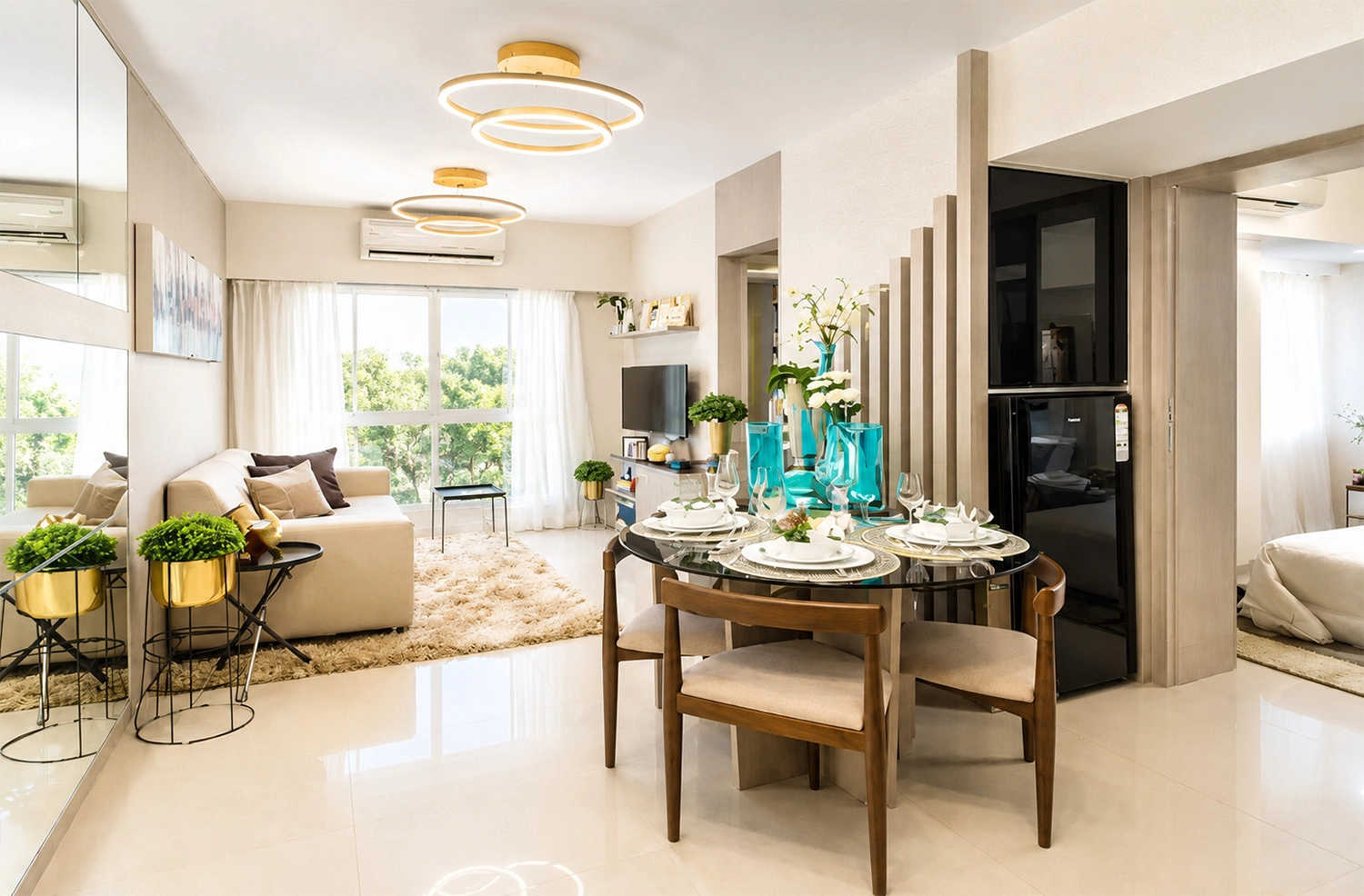 Metropolis Rivera Ghodbunder Road - Living Room