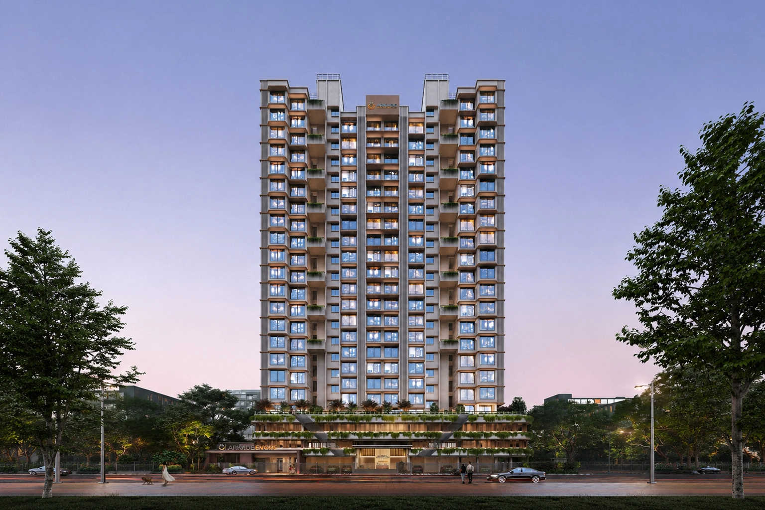 Arkade Evoke Goregaon - Arkadegoregaonwestelevation 2
