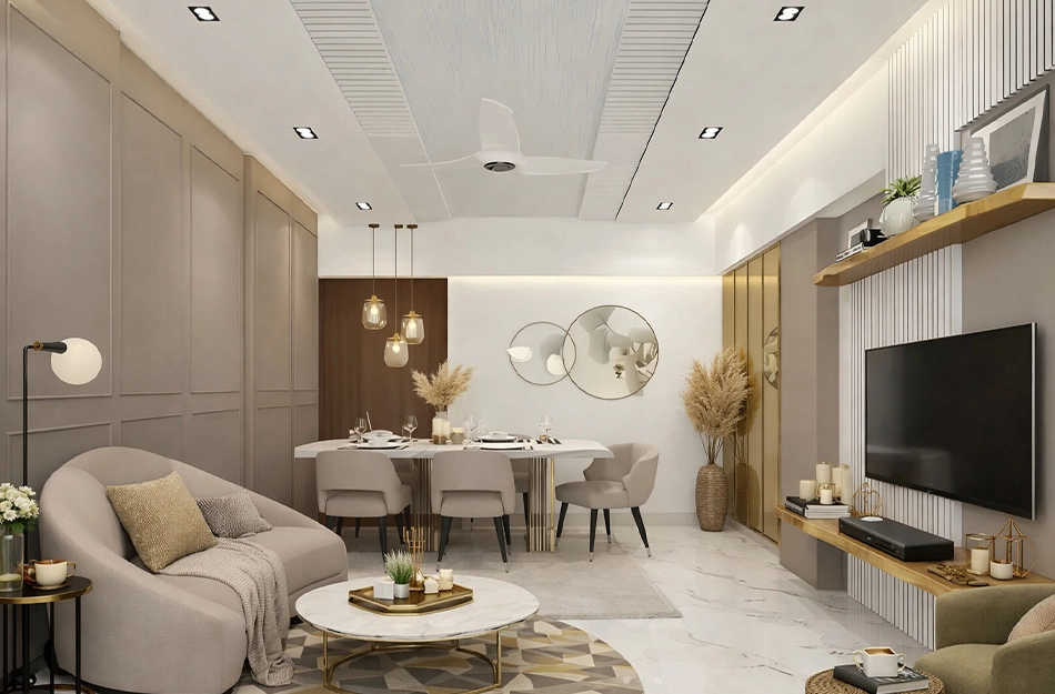 Brigade Manor Moti Nagar - Living Room