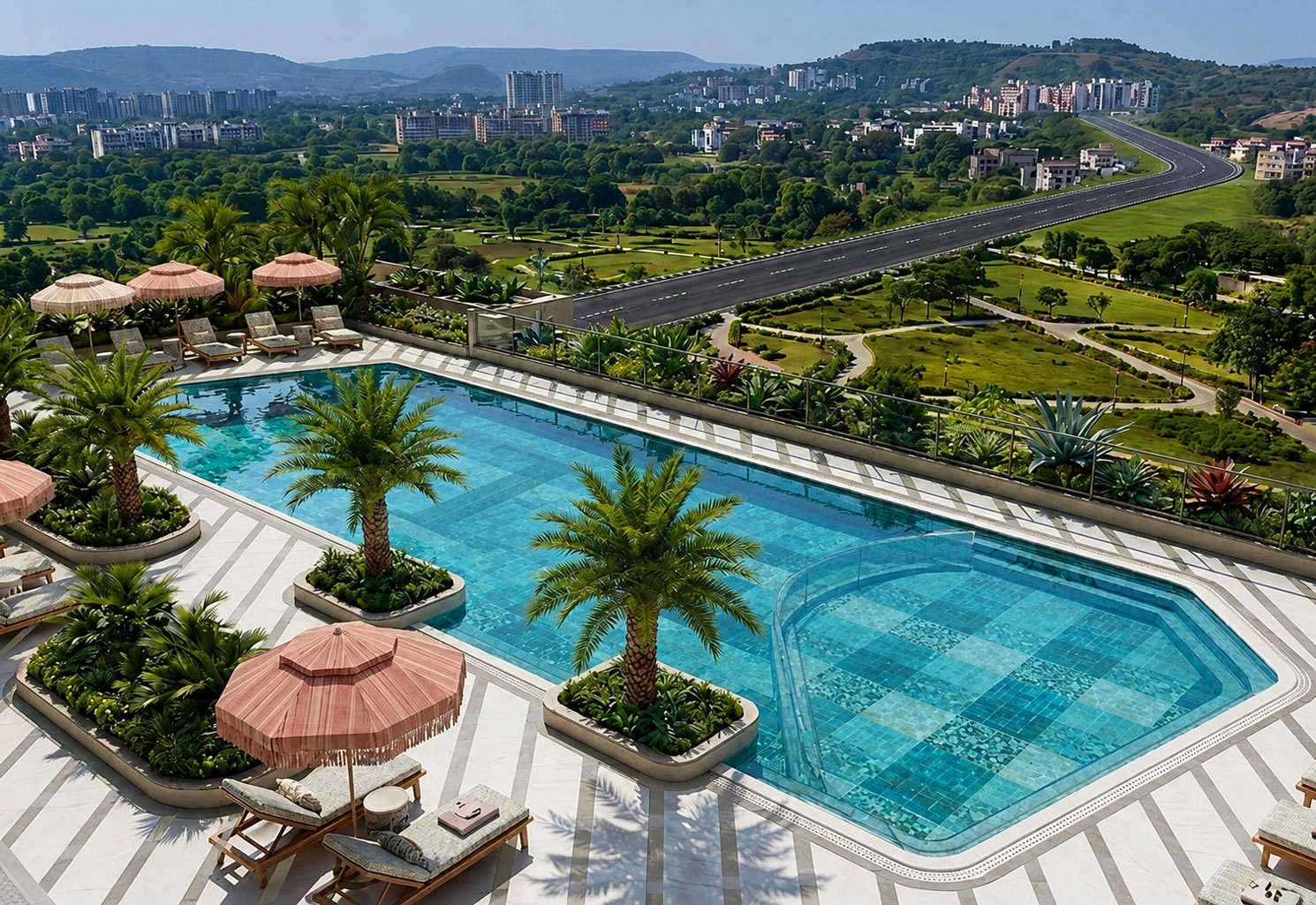 Tribeca The Everett Lulla Nagar - Swimming Pool