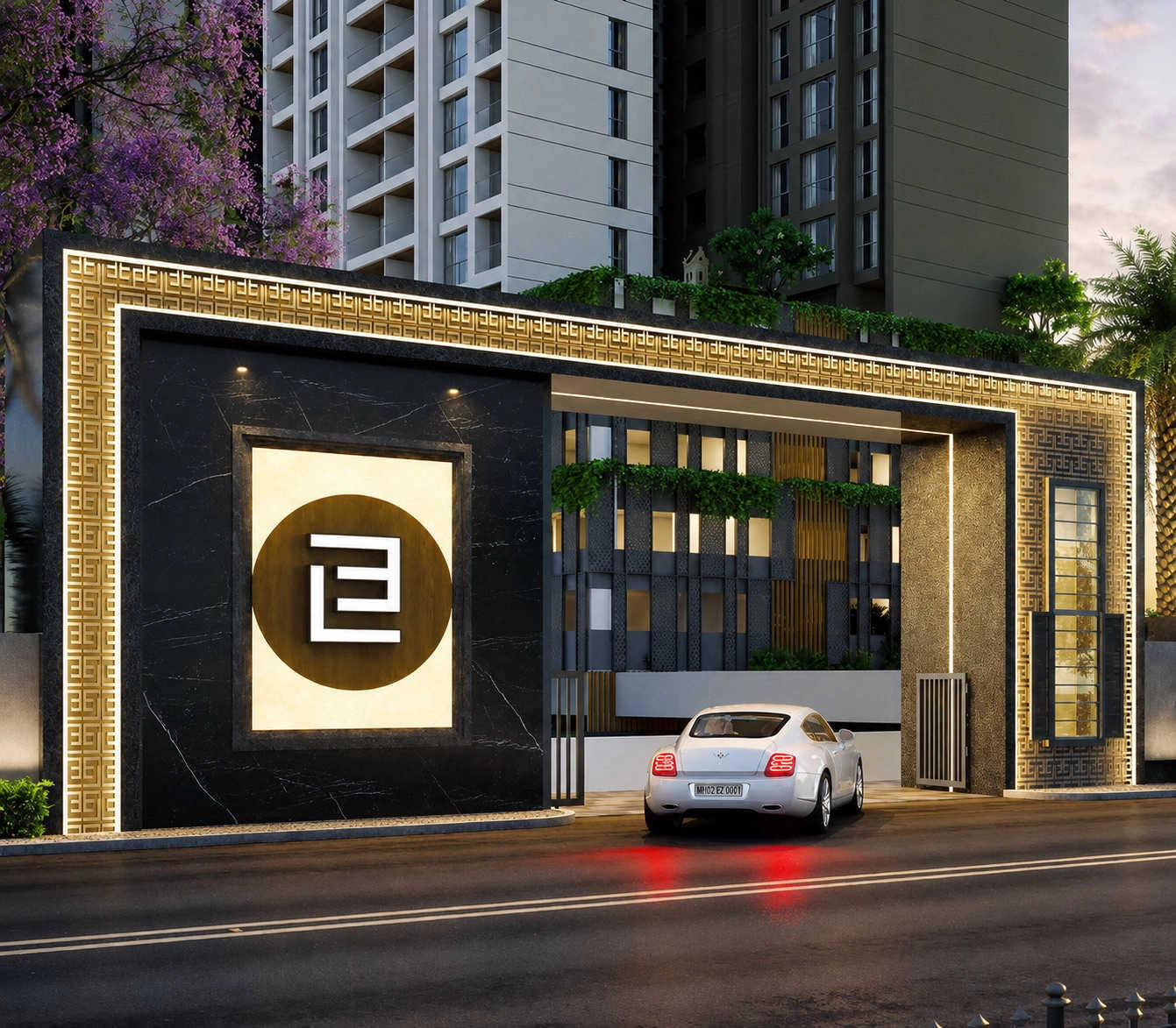 Livience Aleenta Pashan - Project Entrance View