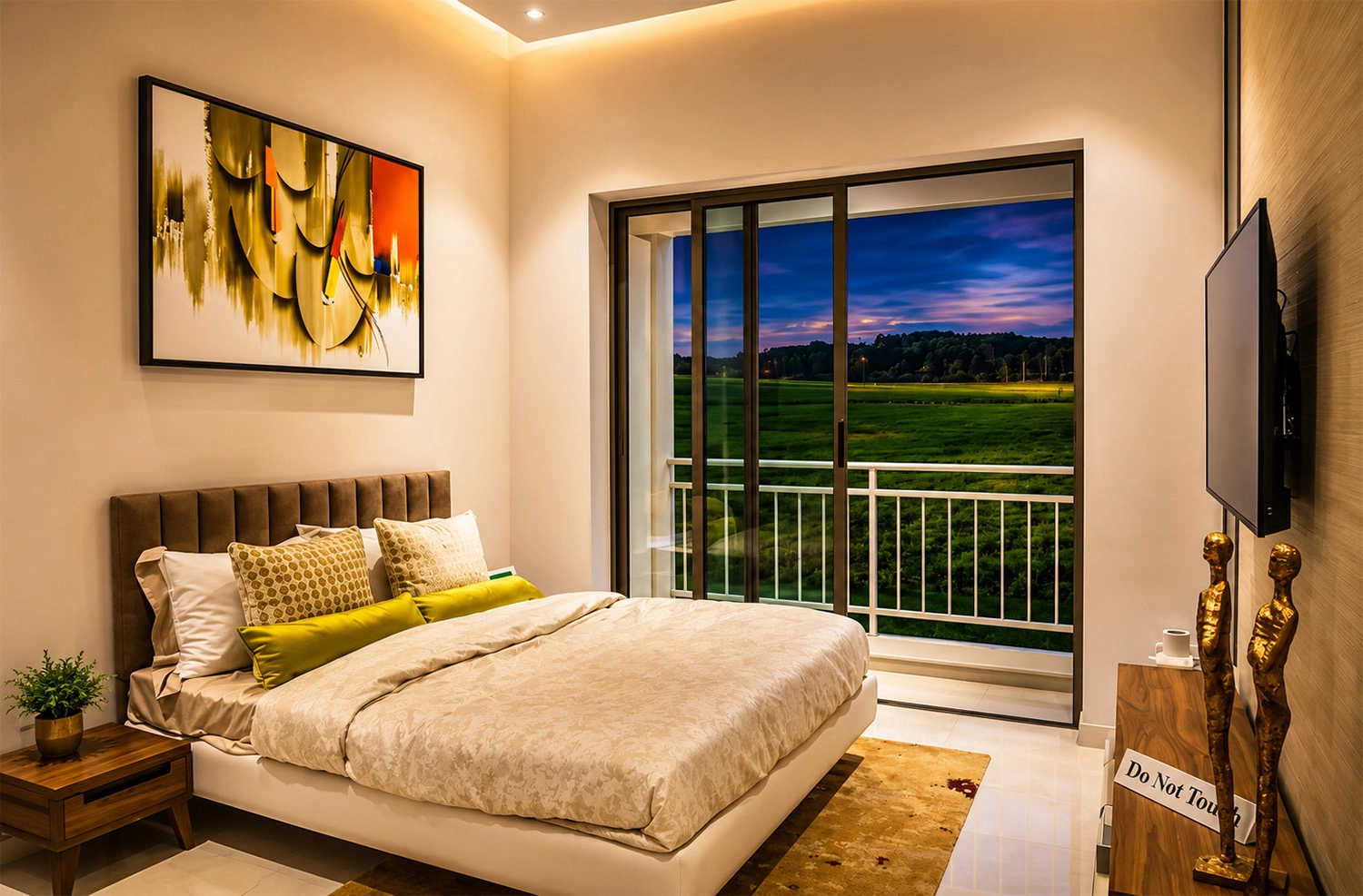 Sunteck Forest World Vasind - Bedroom