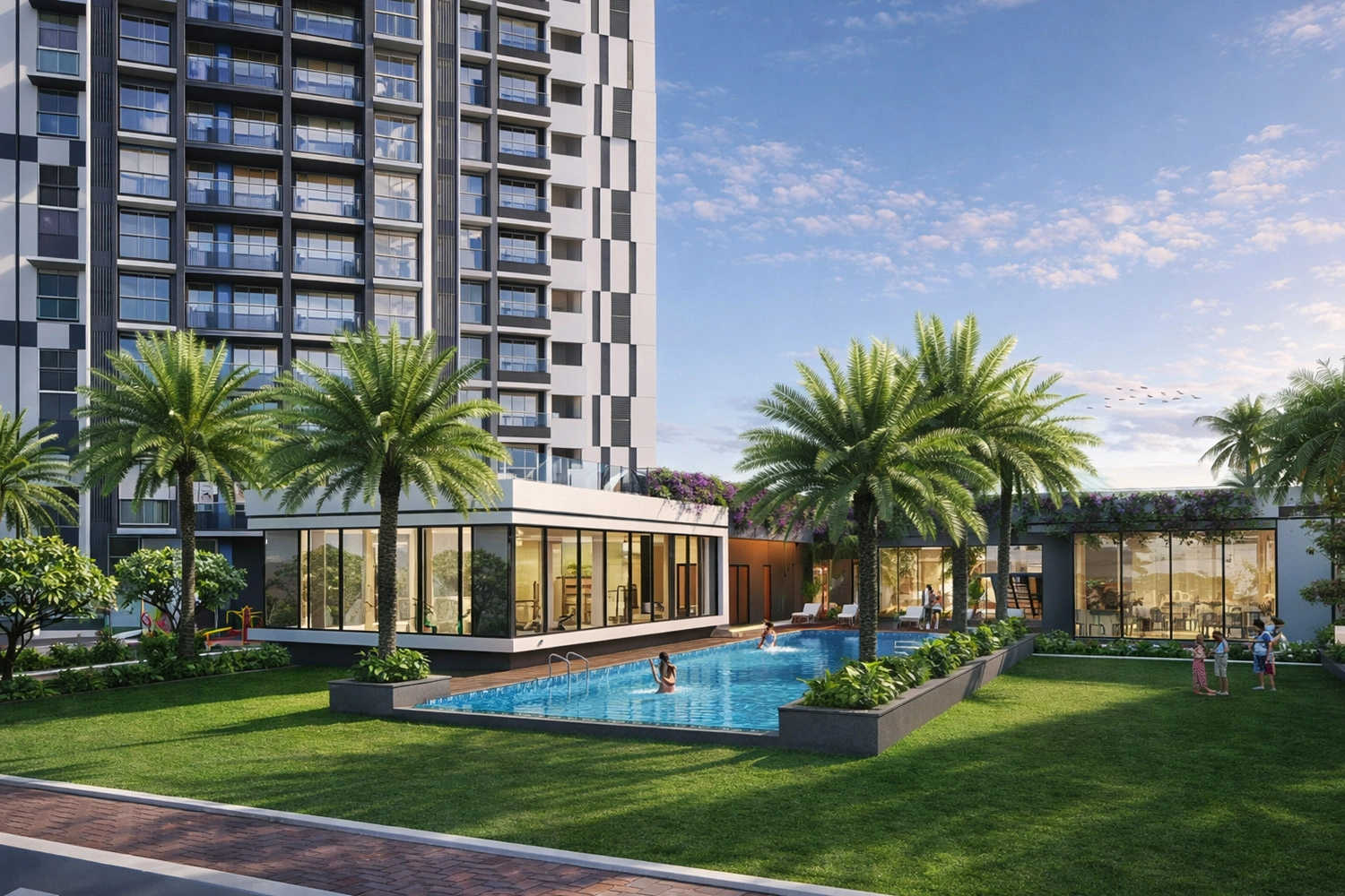Raheja Vashi NX Juinagar - Swimming Pool