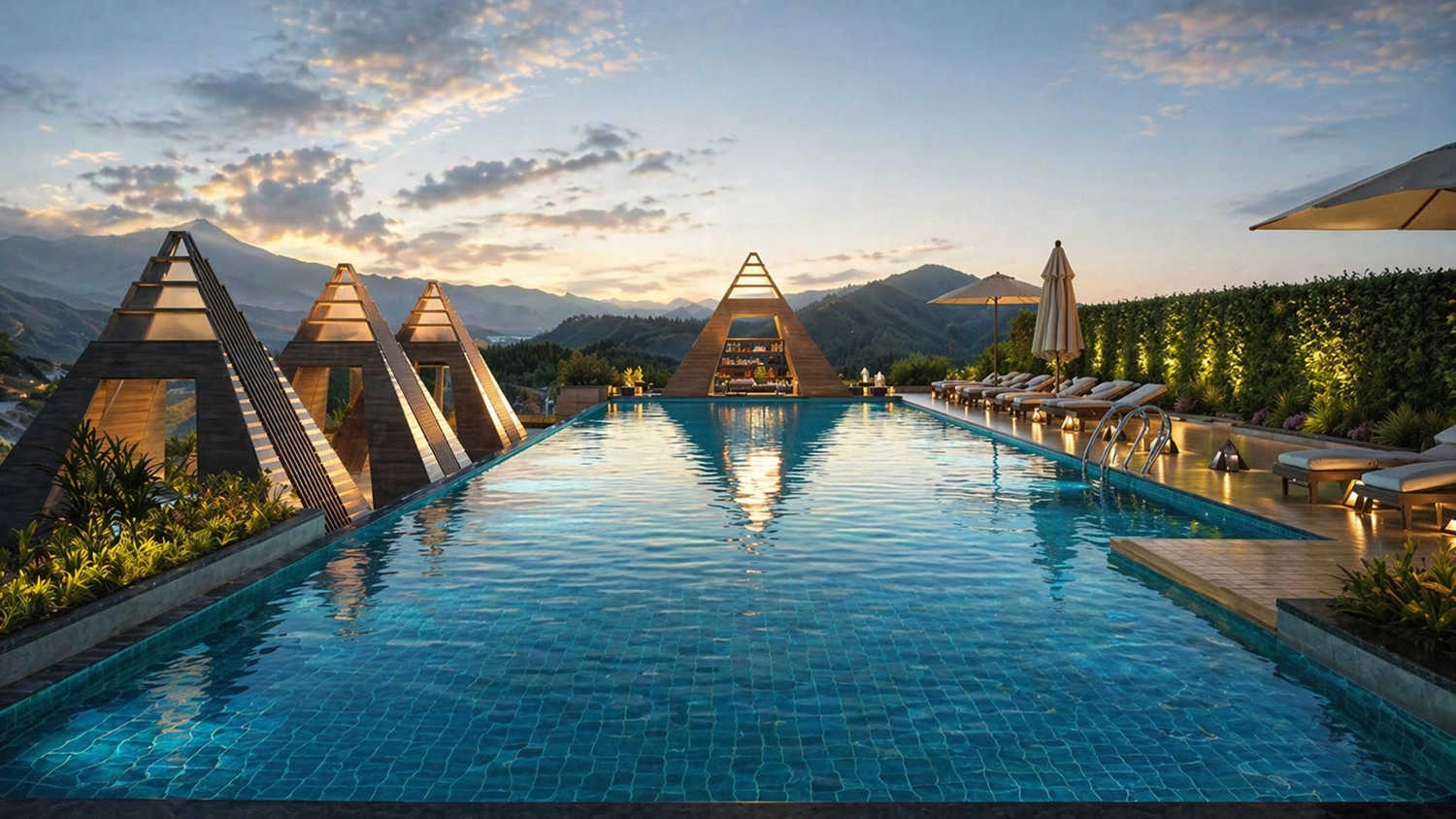 Sai World Pyramid Nerul - Swimming Pool