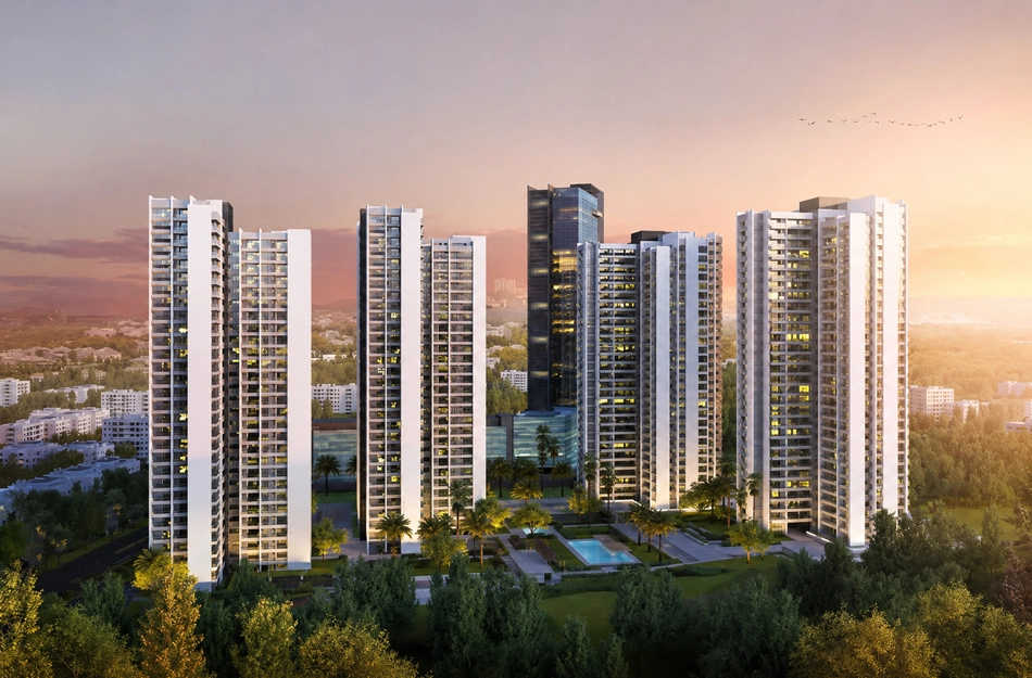 Solitaire World Bibwewadi - Elevation