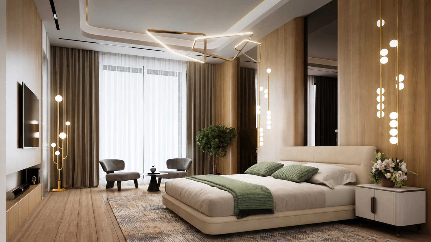 Majestique New Friends Kothrud - Bedroom
