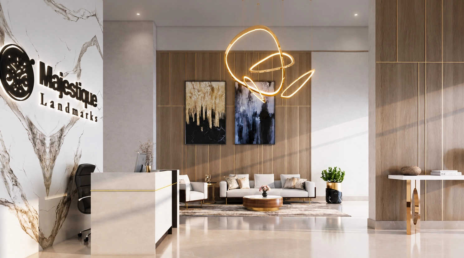 Majestique New Friends Kothrud - Tower Entrance Lobby