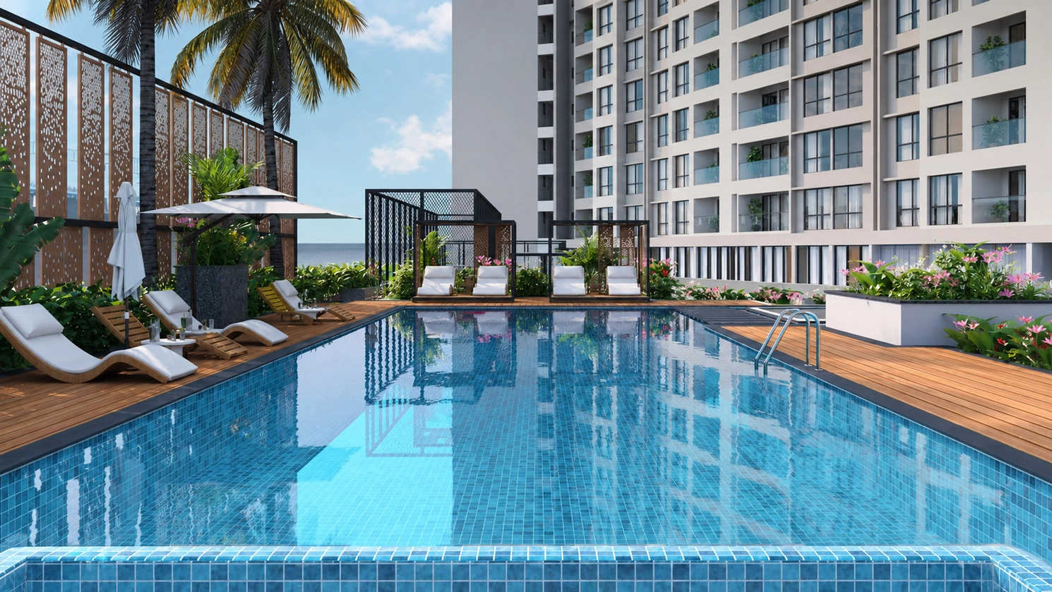 Majestique New Friends Kothrud - Swimming Pool
