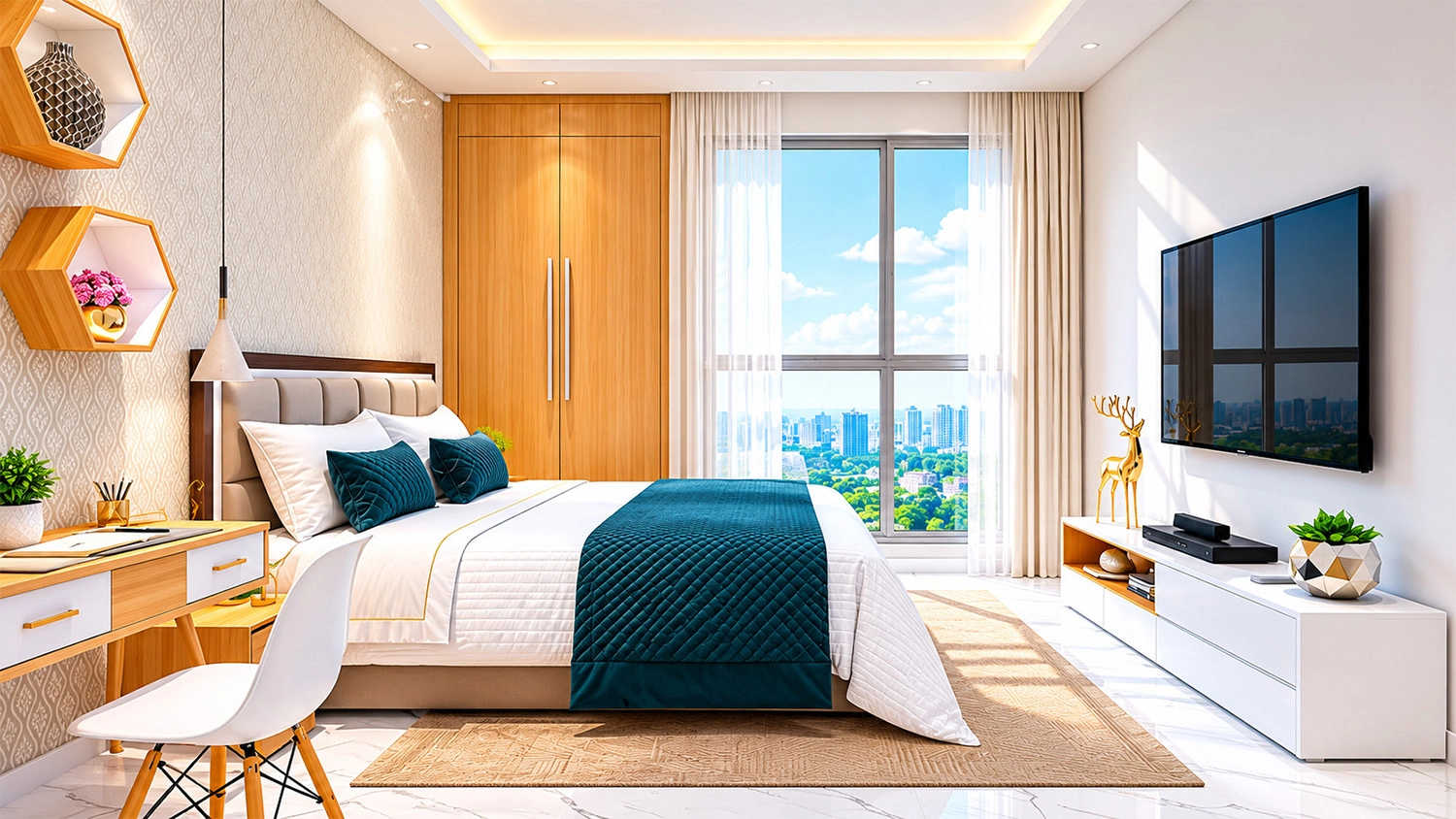 Shapoorji Pallonji Orion Northern Lights Pokhran Road 2 - Bedroom