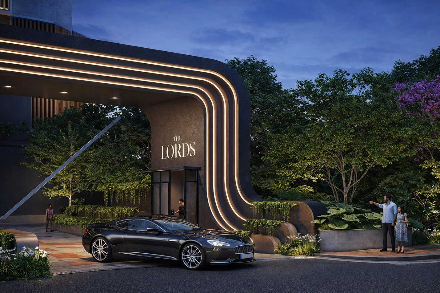 Pristine The Lords Pashan - Project Entrance View