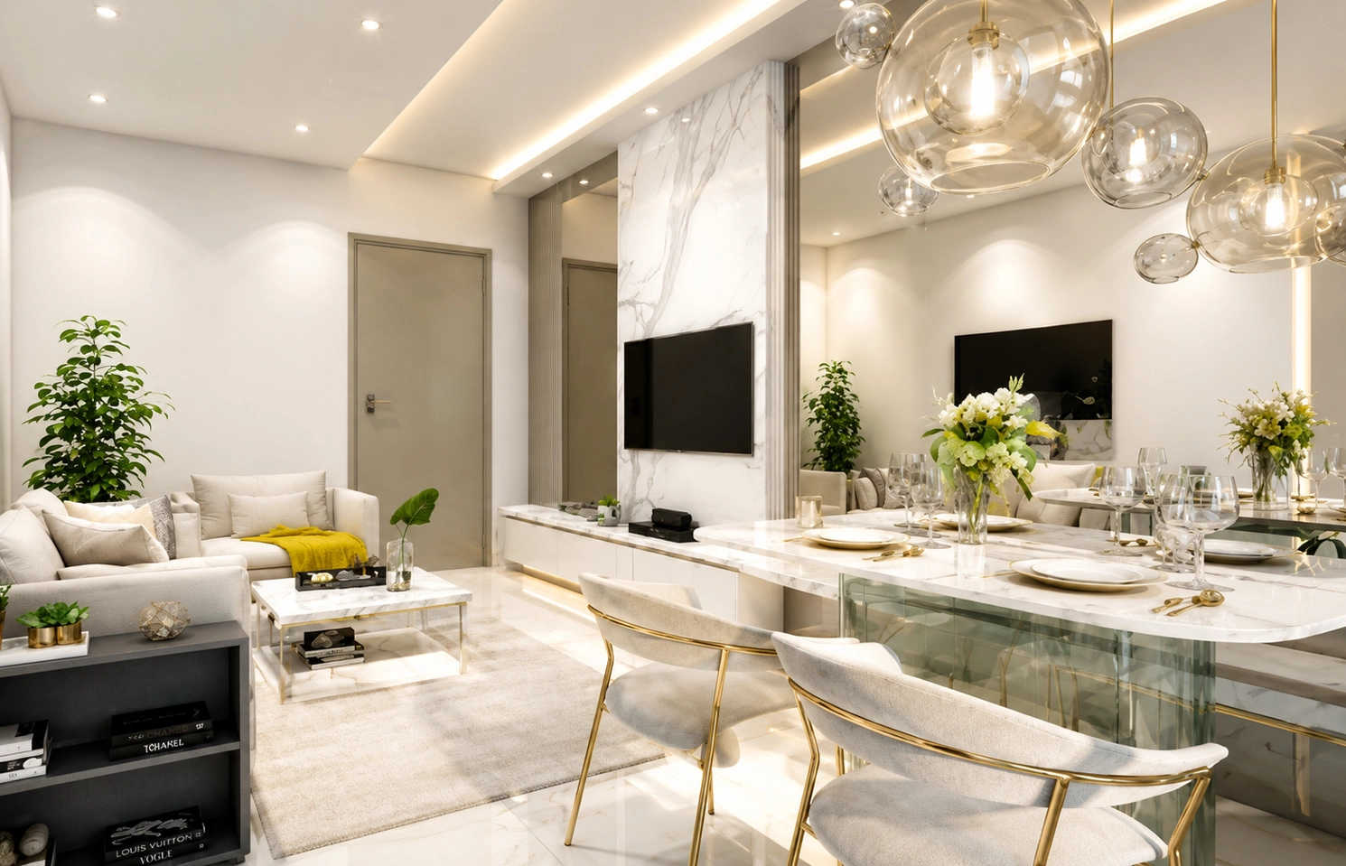 Paranjape Schemes Forest Trails Everglades Bhugaon - Living Room