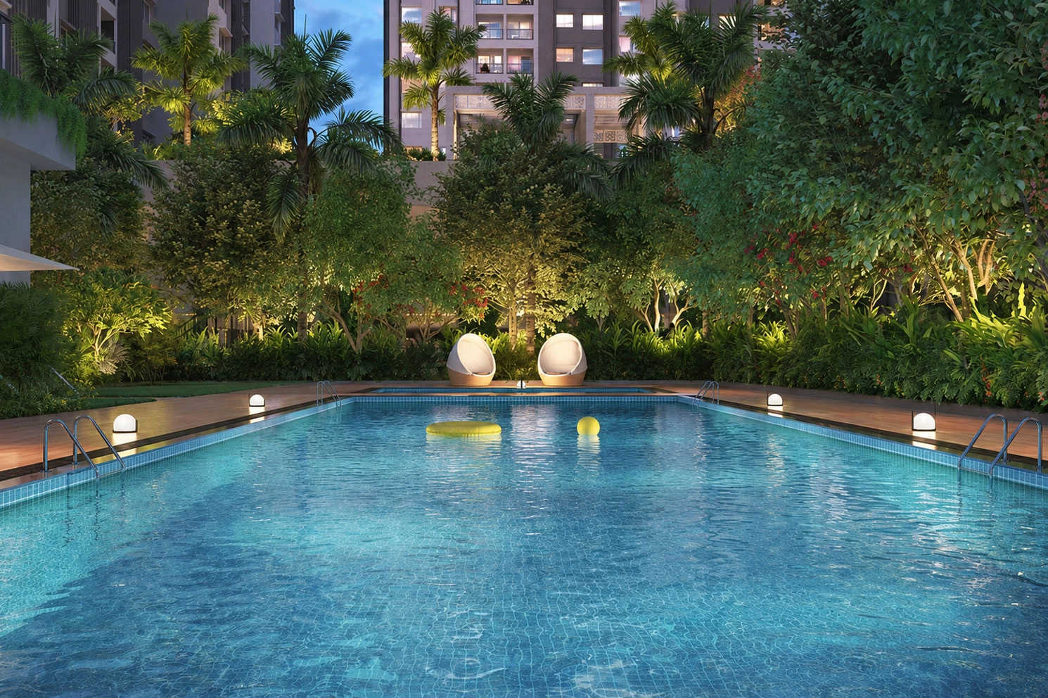 Paranjape Schemes Forest Trails Everglades Bhugaon - Swimming Pool