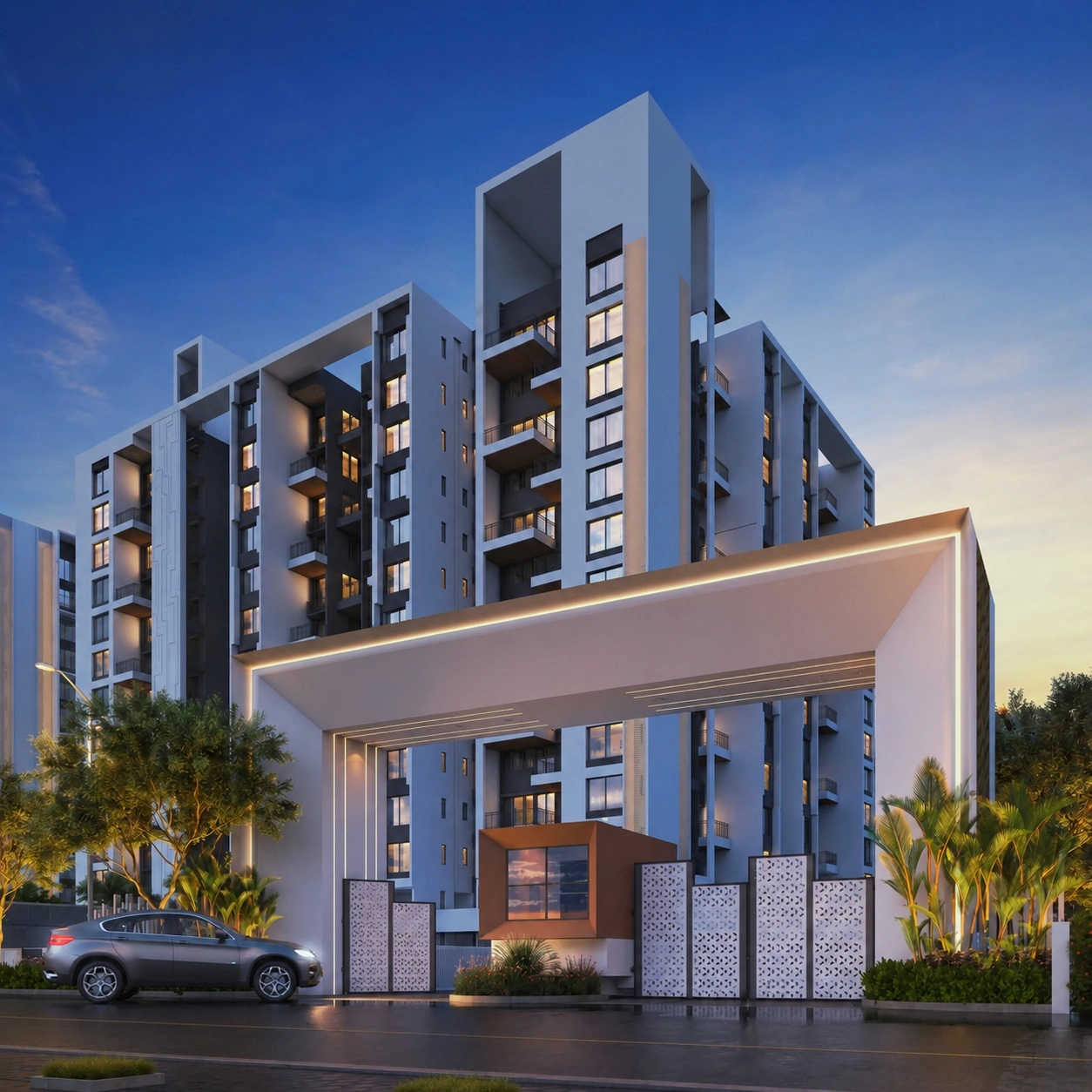 Rama Metro Life Tathawade - Project Entrance View