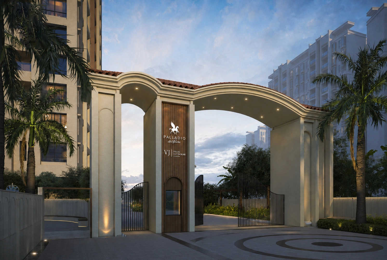 VJ Palladio Laviento Baner - Project Entrance View