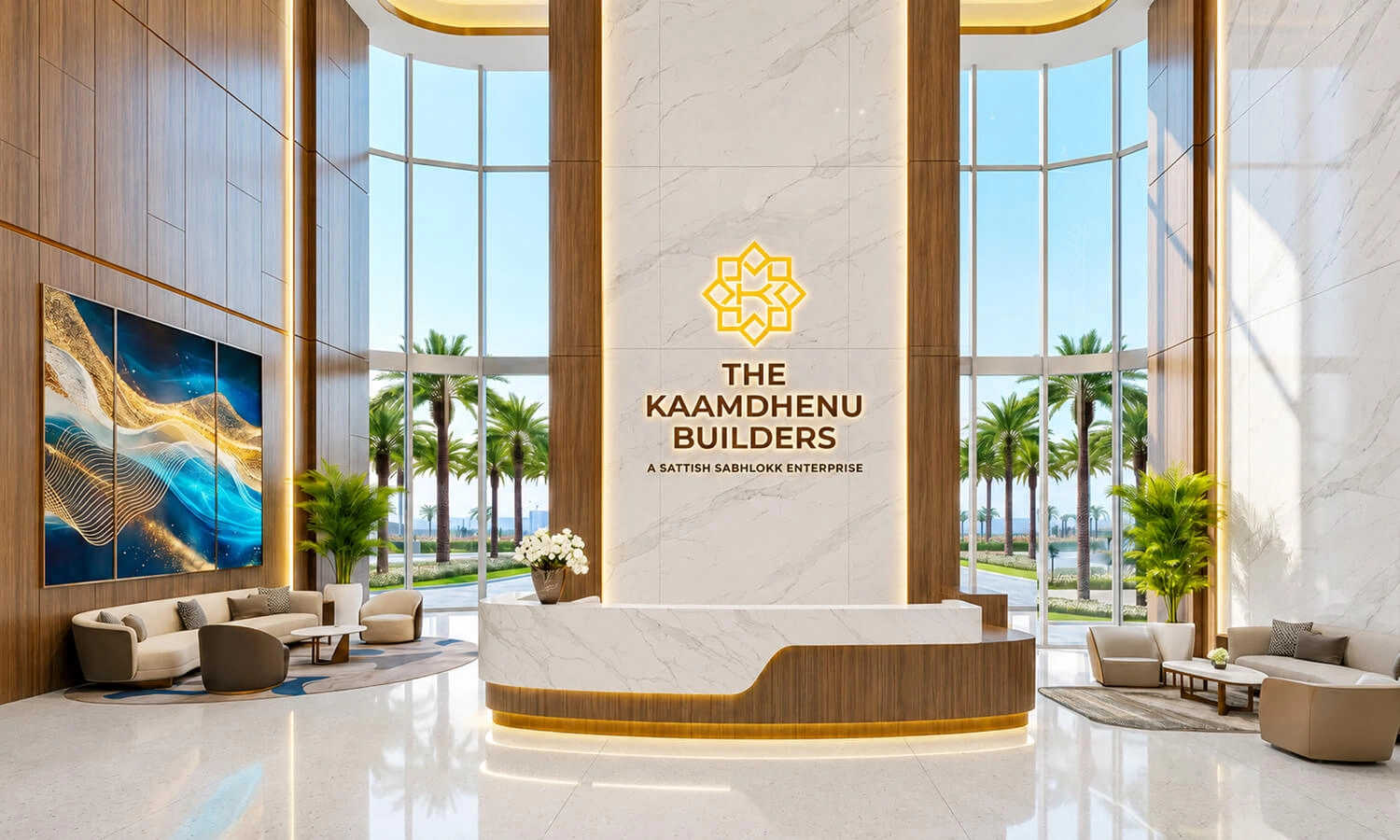 Kaamdhenu Growth Master Nerul - Tower Entrance Lobby