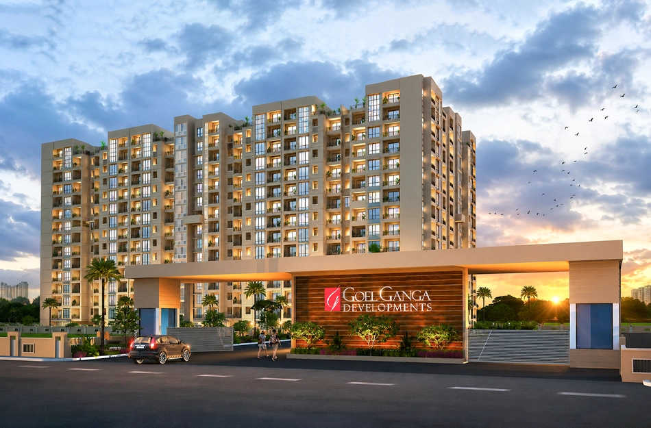 Goel Ganga New Town Dhanori - Project Entrance View