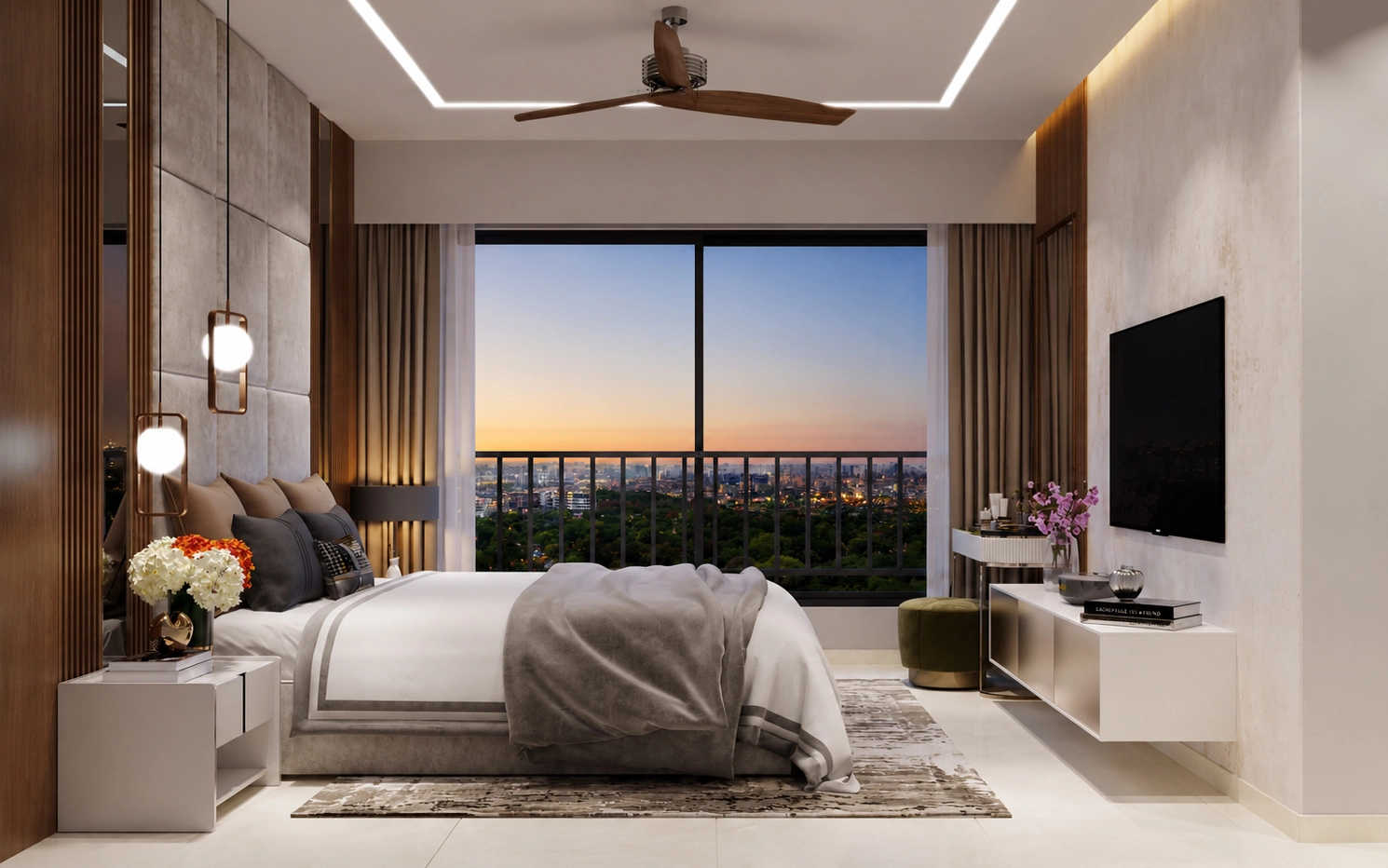 Shapoorji Joyville Skyluxe Shewalewadi - Bedroom
