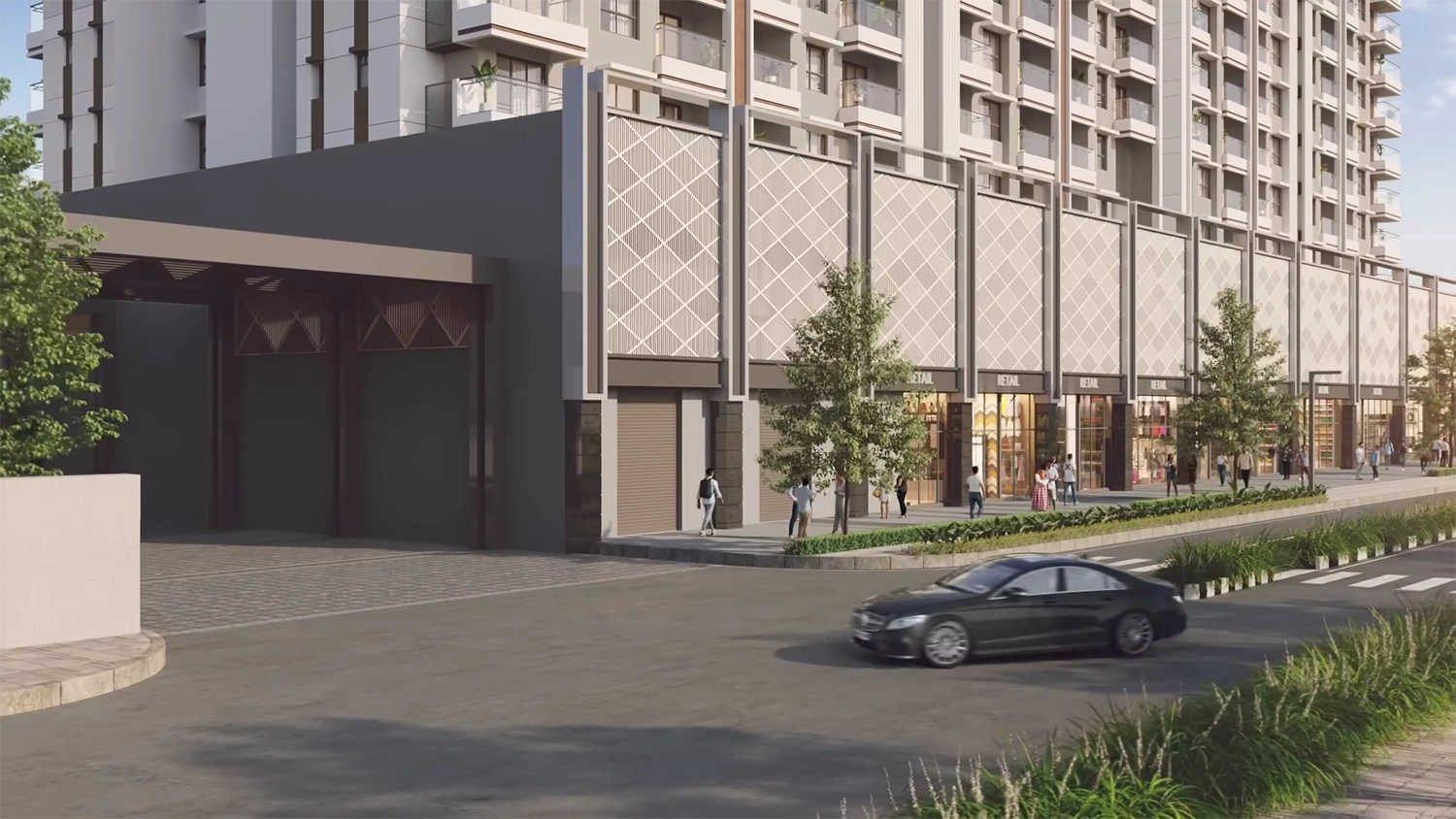 Godrej The Gale Hinjewadi - Project Entrance View