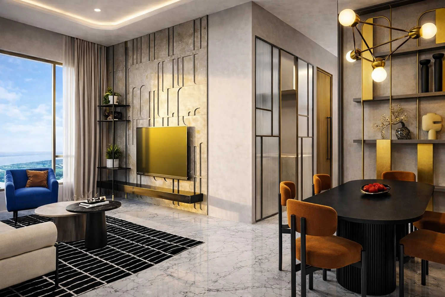 Tricity Aura Kalamboli - Living Room