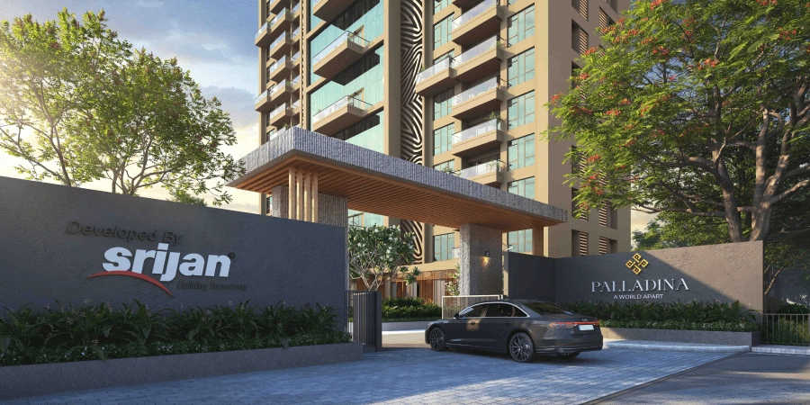 Srijan Palladina Tangra - Project Entrance View