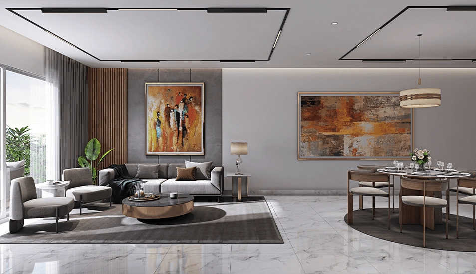 Purva Blubelle Rajajinagar - Living Room