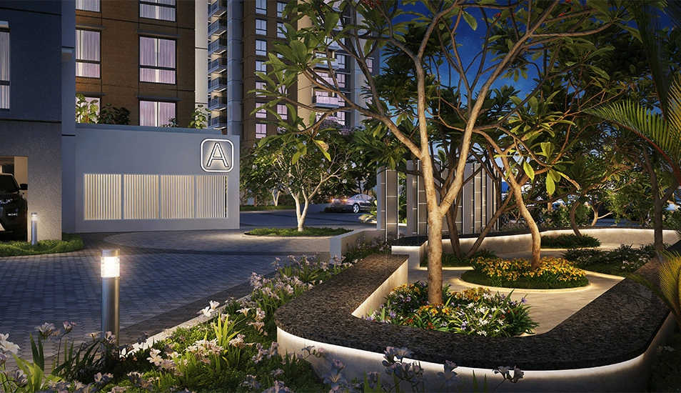 Purva Blubelle Rajajinagar - Projectentranceview