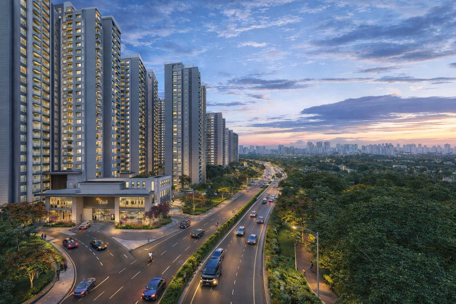 The Prestige City Sarjapura - Projectentranceview 2