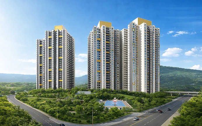 Wadhwa Wise City Panvel - Elevation