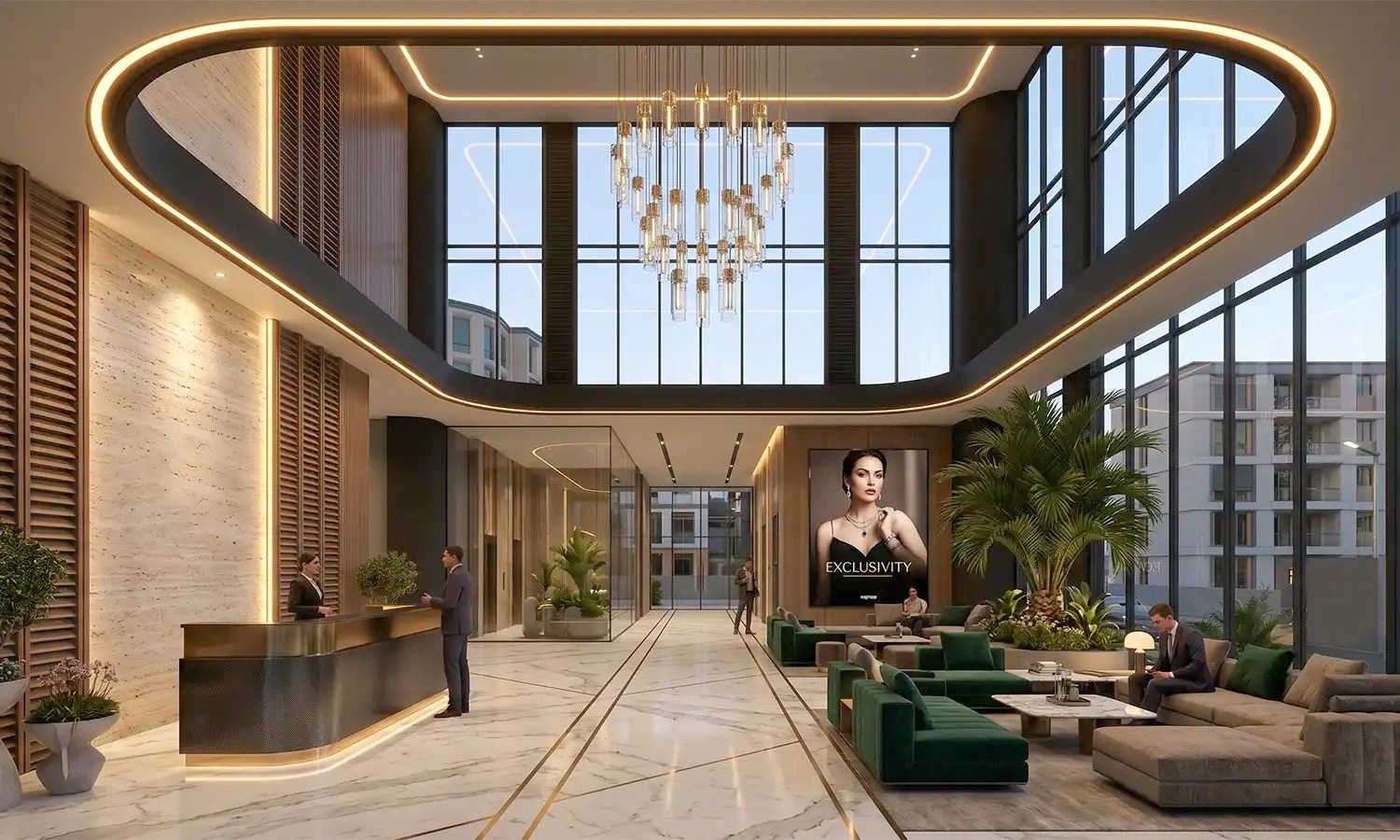 Ekta Central Bandra - Tower Entrance Lobby