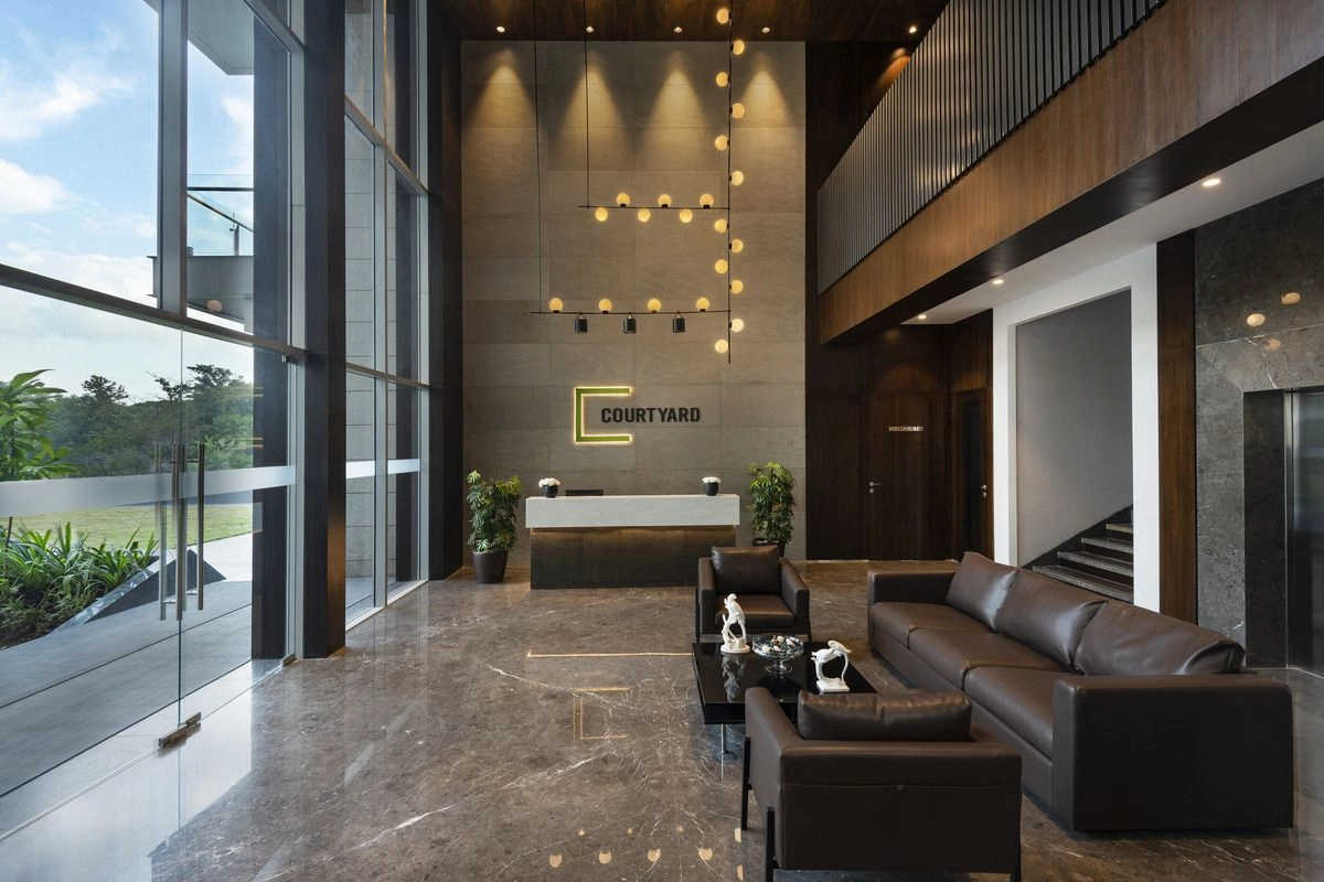 Wadhwa Courtyard Pokhran Road 2 - Tower Entrance Lobby