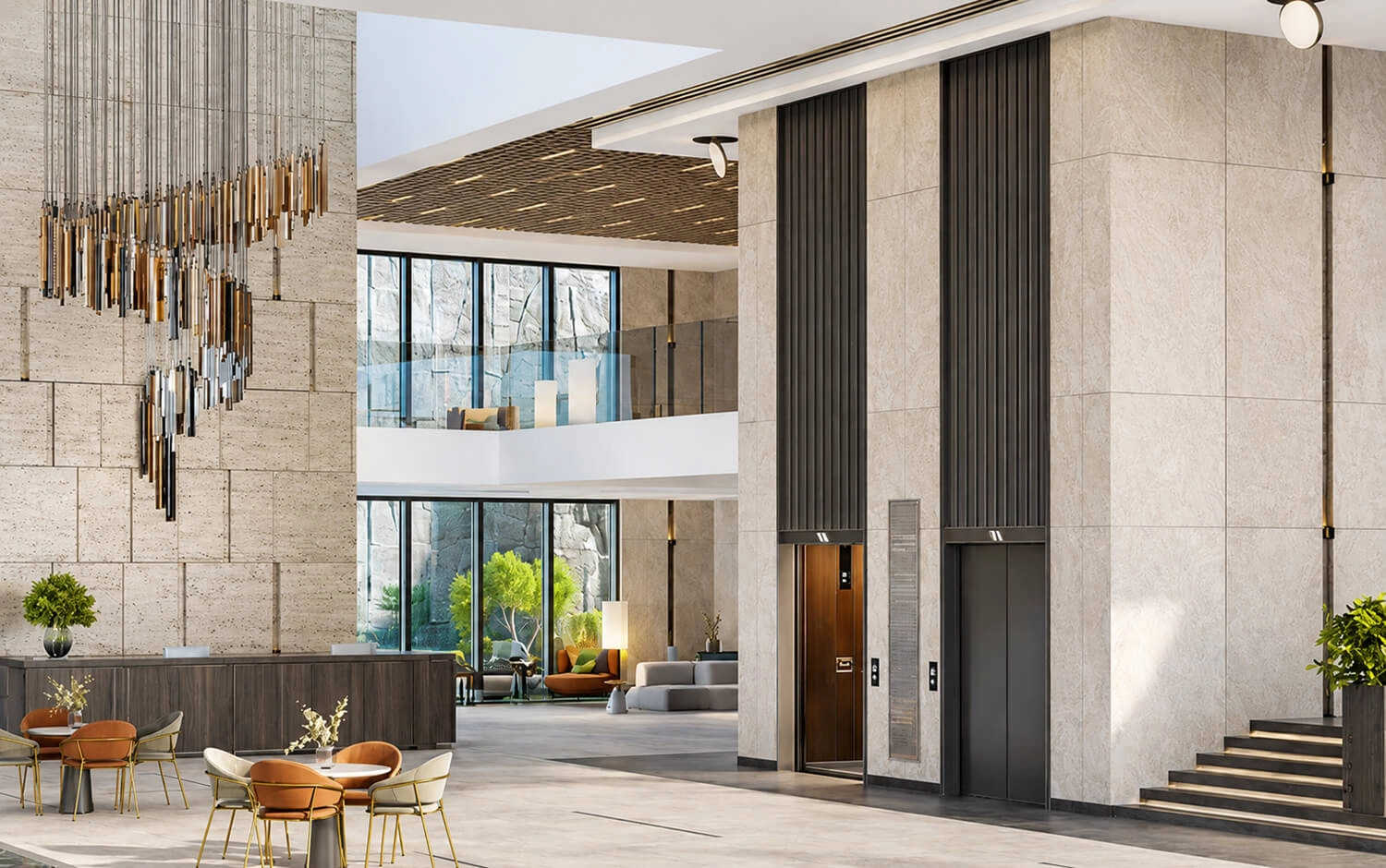 K Raheja Jade City Juinagar - Tower Entrance Lobby