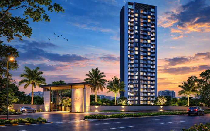 Kumar 47 East Mundhwa - Project Entrance View