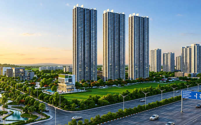 ASBL Broadway Gomti Nagar Extension - Elevation