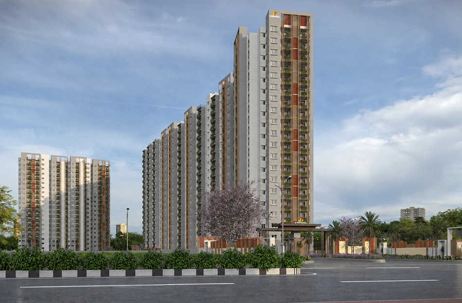 Sowparnika Whispering Petals Hoskote - Elevation 2