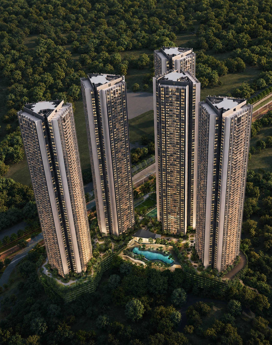 Oberoi Garden City Pokhran Road 2 - Tower 2