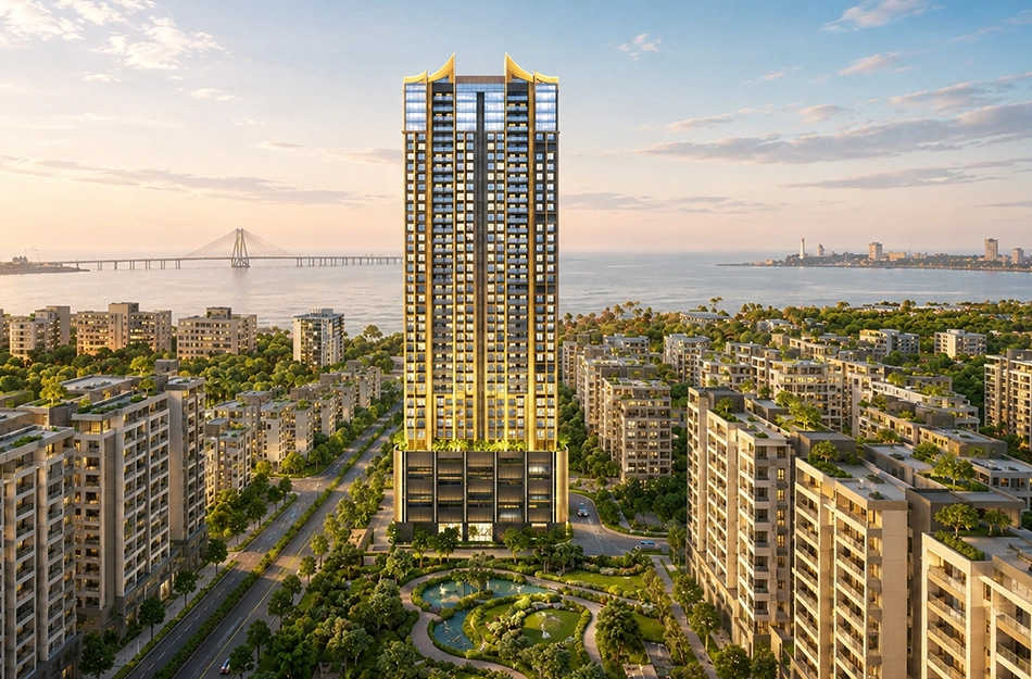 Avhad Bayline Residences Mahim - Elevation