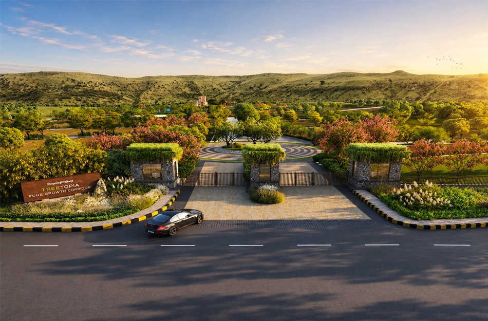 Shapoorji Pallonji Treetopia Jadhavwadi - Project Entrance View