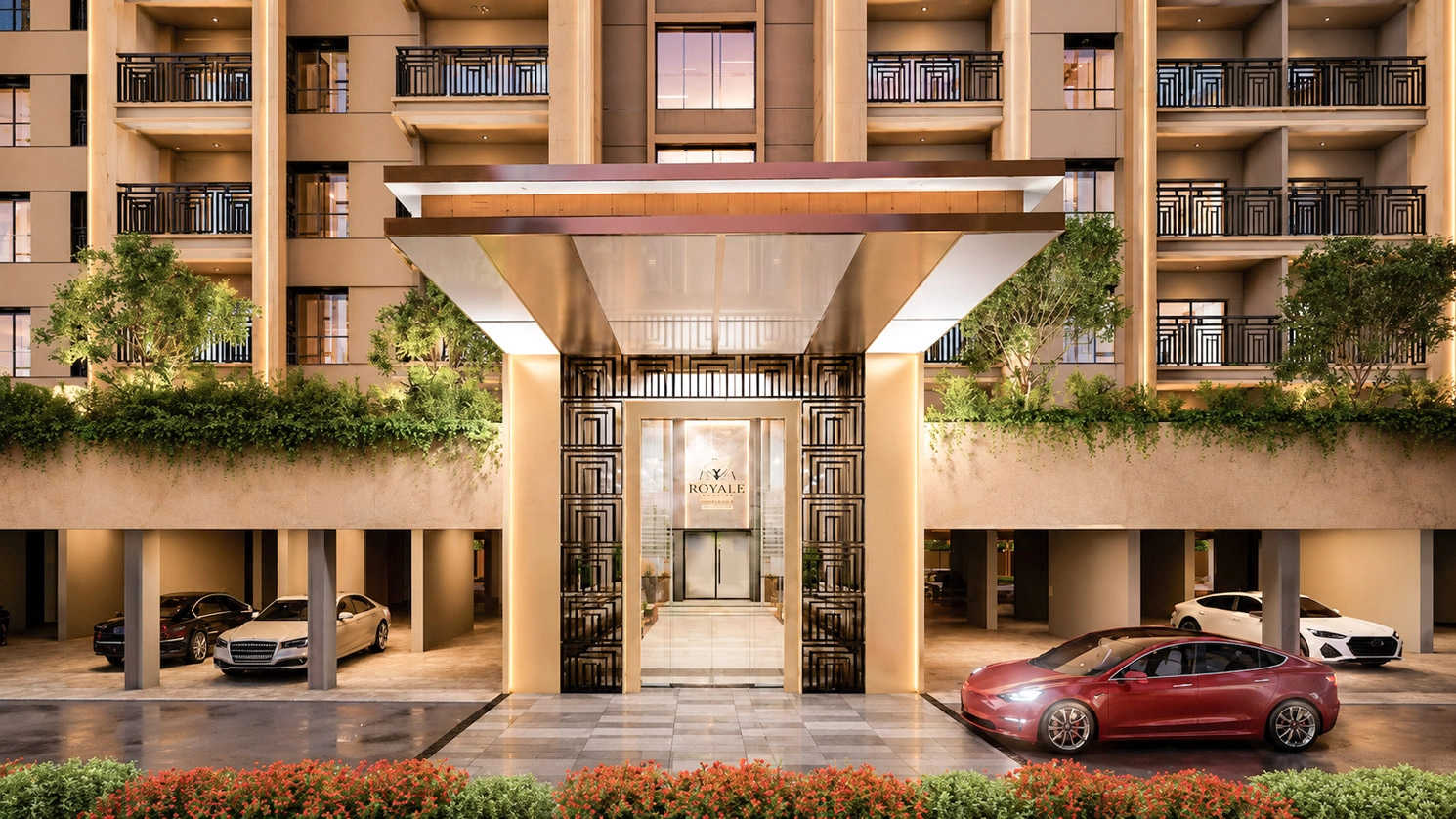 Kohinoor Royale Towers Hinjewadi - Project Entrance View