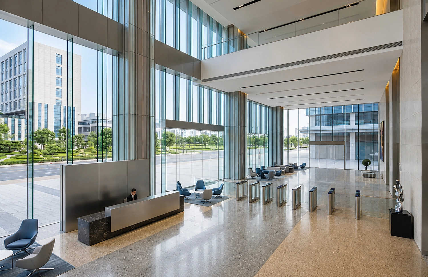 One Dosti Balkum - Tower Entrance Lobby 2