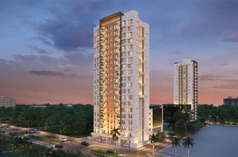 Mahindra Marina 64 Malad - Elevation