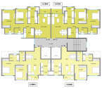 Mahindra Marina 64 Malad - Typical Floor Plan