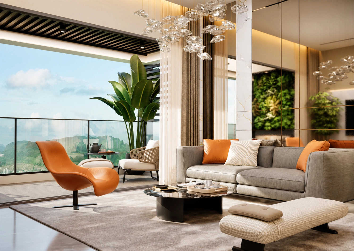 Nahar Chandi Valley Powai - Living Room