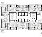 BPTP GAIA Residences Sector 102 - Typical Floor Plan