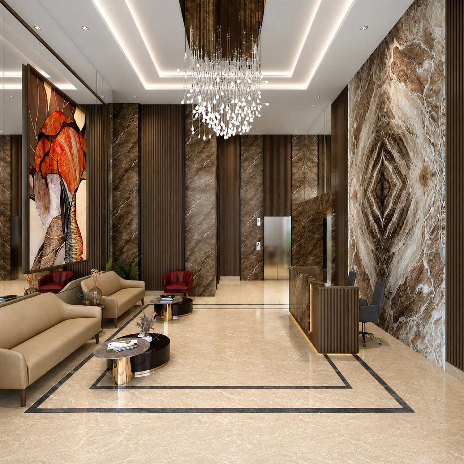 Hiranandani Empress Hill Powai - Tower Entrance Lobby