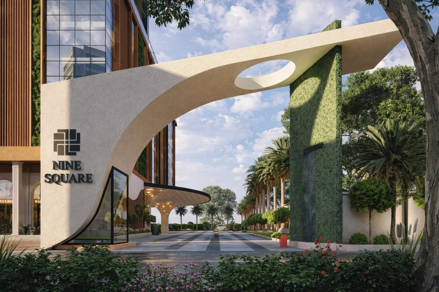 EV 9 Square Vashi - Project Entrance View