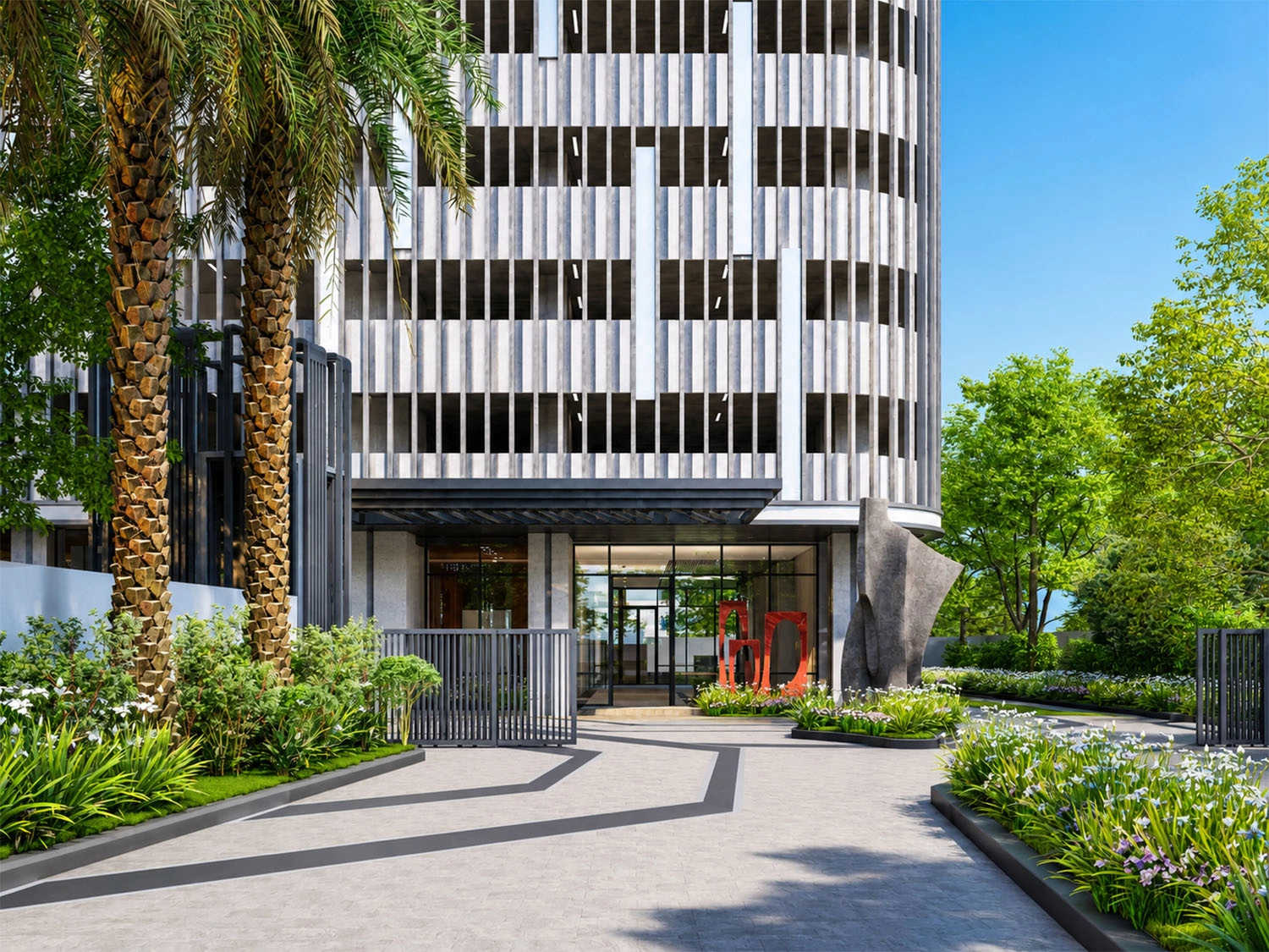 Prescon Midtown Bay Mahim - Project Entrance View