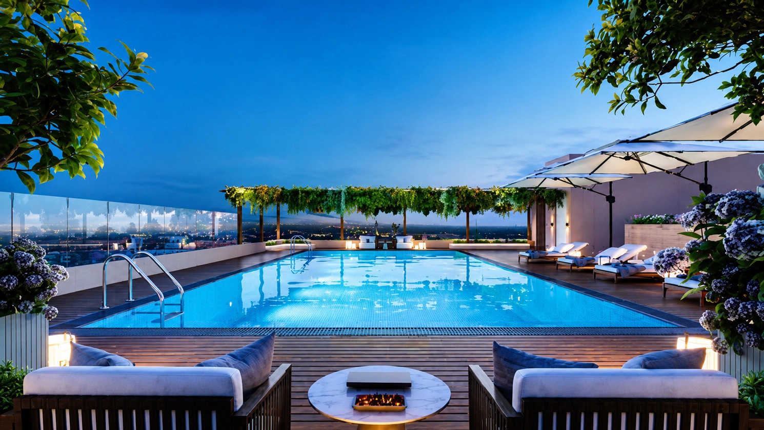 VJ Palladio Kharadi Central Kharadi - Swimming Pool