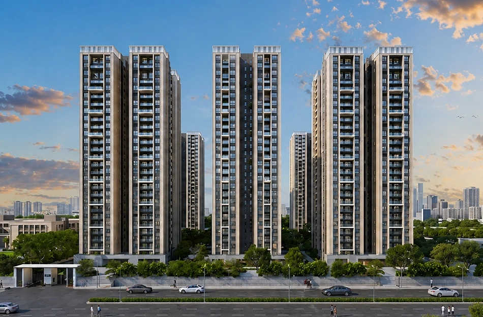 Ambuja Utpalaa The Condoville Anandapur - Elevation