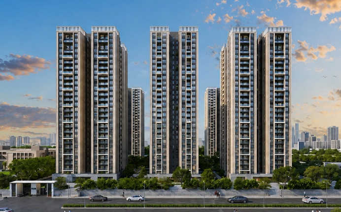 Ambuja Utpalaa The Condoville Anandapur - Elevation