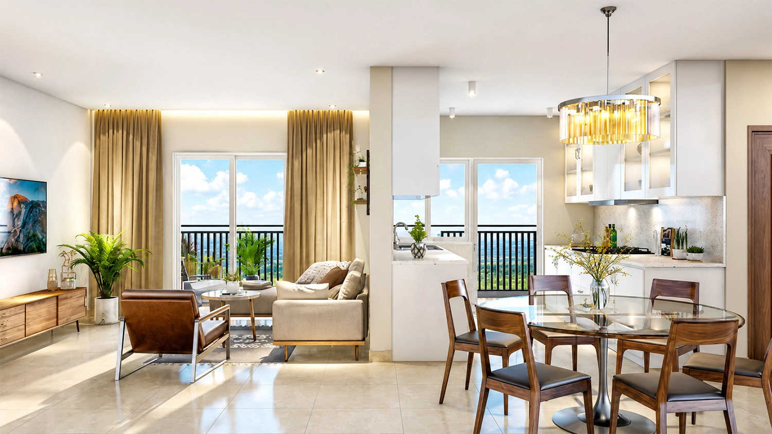 Shriram The Poem Jallahalli - Living Room